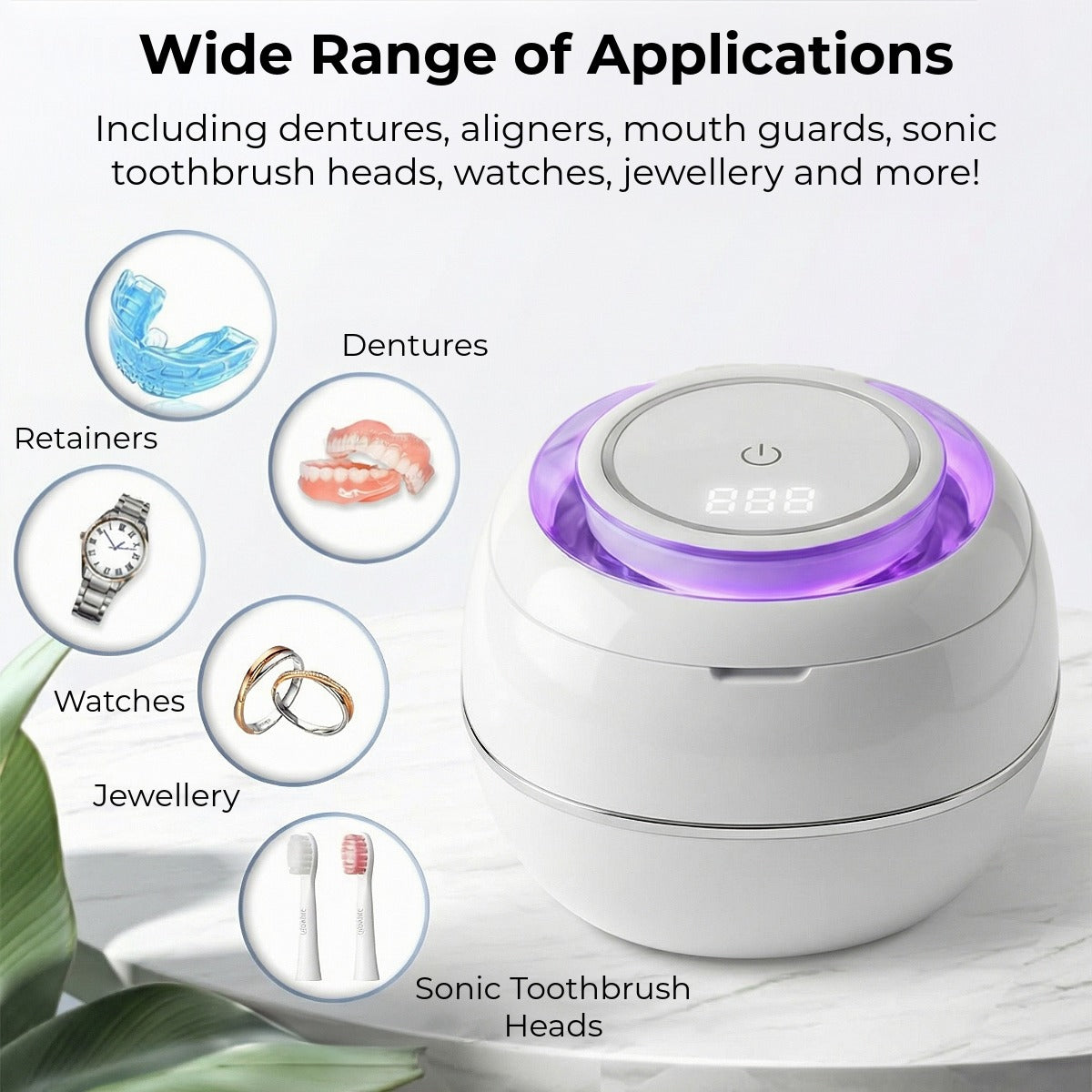 Hetrios Ultrasonic Retainer Cleaner